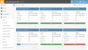Process Monitoring for Regulatory Bodies in Alinity V6 Association Management Software.